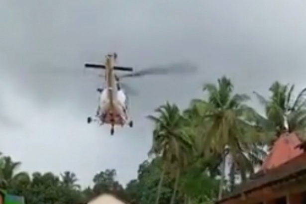 Coast Guard personnel extends support to rain ripped Goa