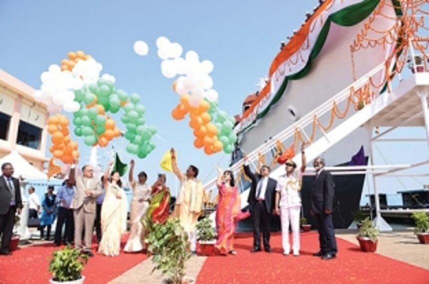 Coast Guard vessel Sajag launched