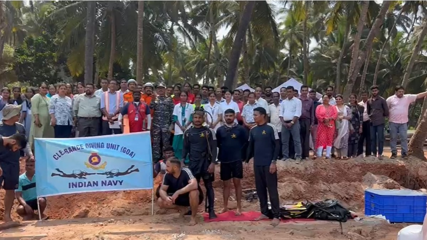 Coastal Emergency Mock Drill Held at Betul Canaguinim Beach in Quepem to Test Preparedness 1 Coastal Emergency Mock Drill Held at Betul Canaguinim Beach in Quepem to Test Preparedness