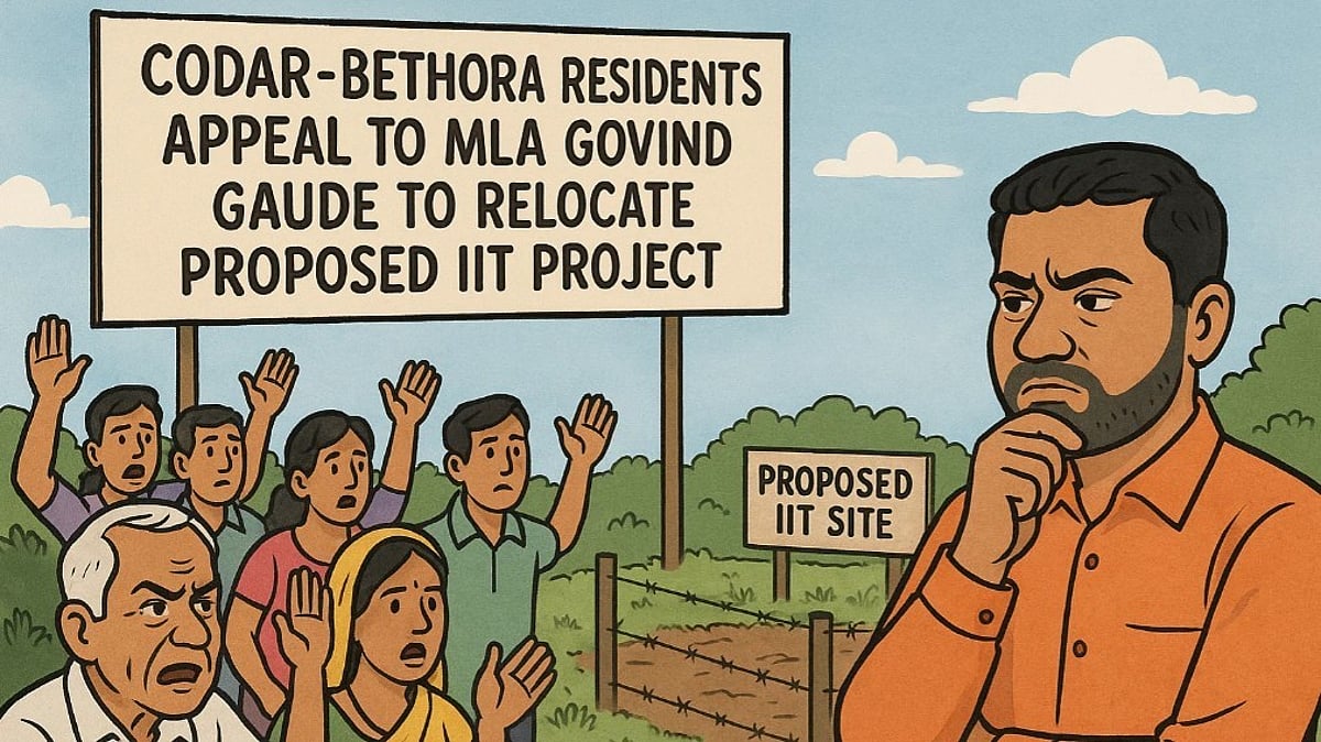Codar-Bethora Residents Appeal to MLA Govind Gaude to Relocate Proposed IIT Project
