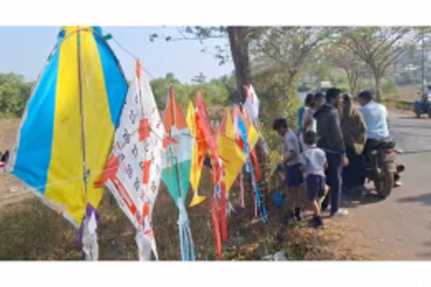 Colorful Sky Over St. Cruz as Union High School Hosts Spectacular Kite Festival