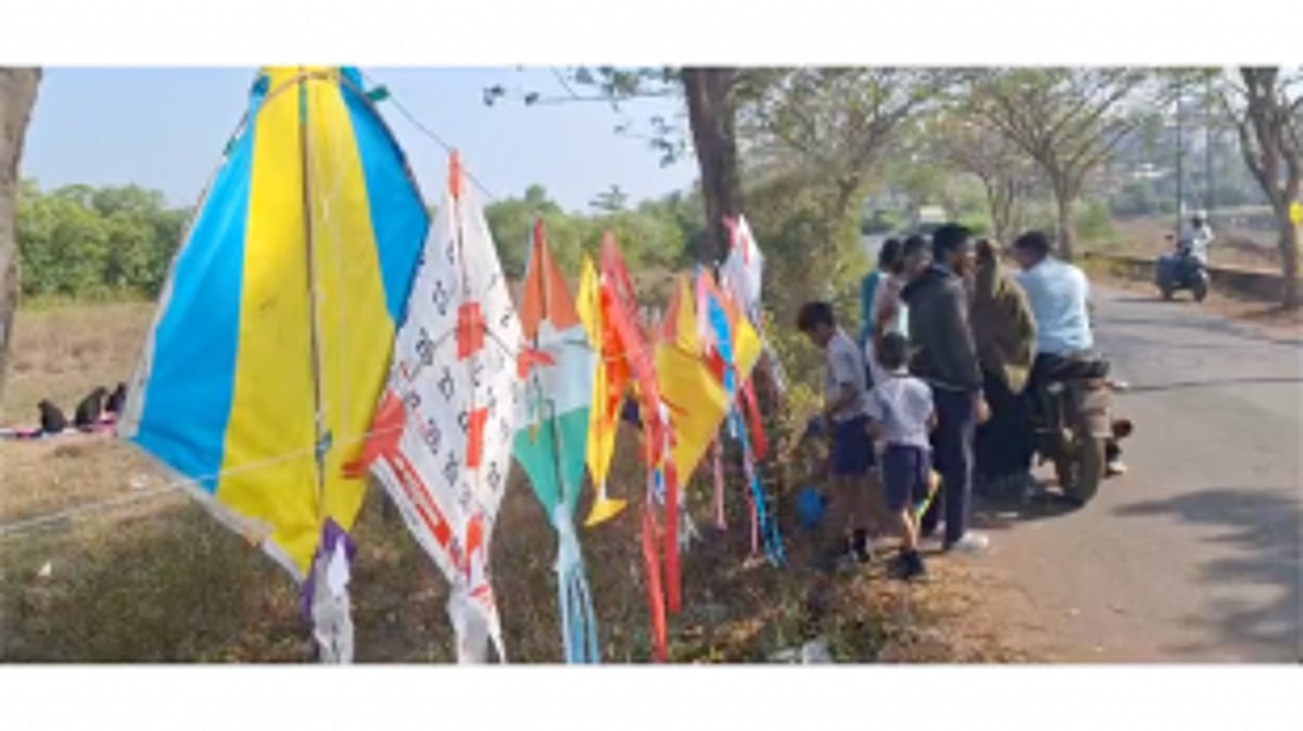 Colorful Sky Over St. Cruz as Union High School Hosts Spectacular Kite Festival