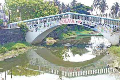 Colva Creek Polluted with Sewage and Garbage, Locals Urge Immediate Action from Authorities