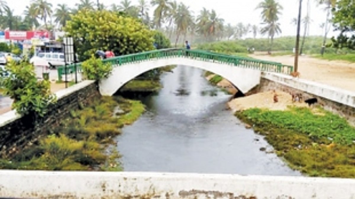 Colva Creek  – a garbage  dump or a drain?