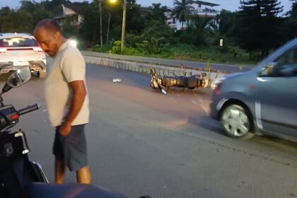 Colva accident sparks warning as youth crashes into family bike