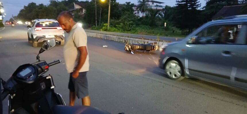 Colva accident sparks warning as youth crashes into family bike 1 Colva accident sparks warning as youth crashes into family bike
