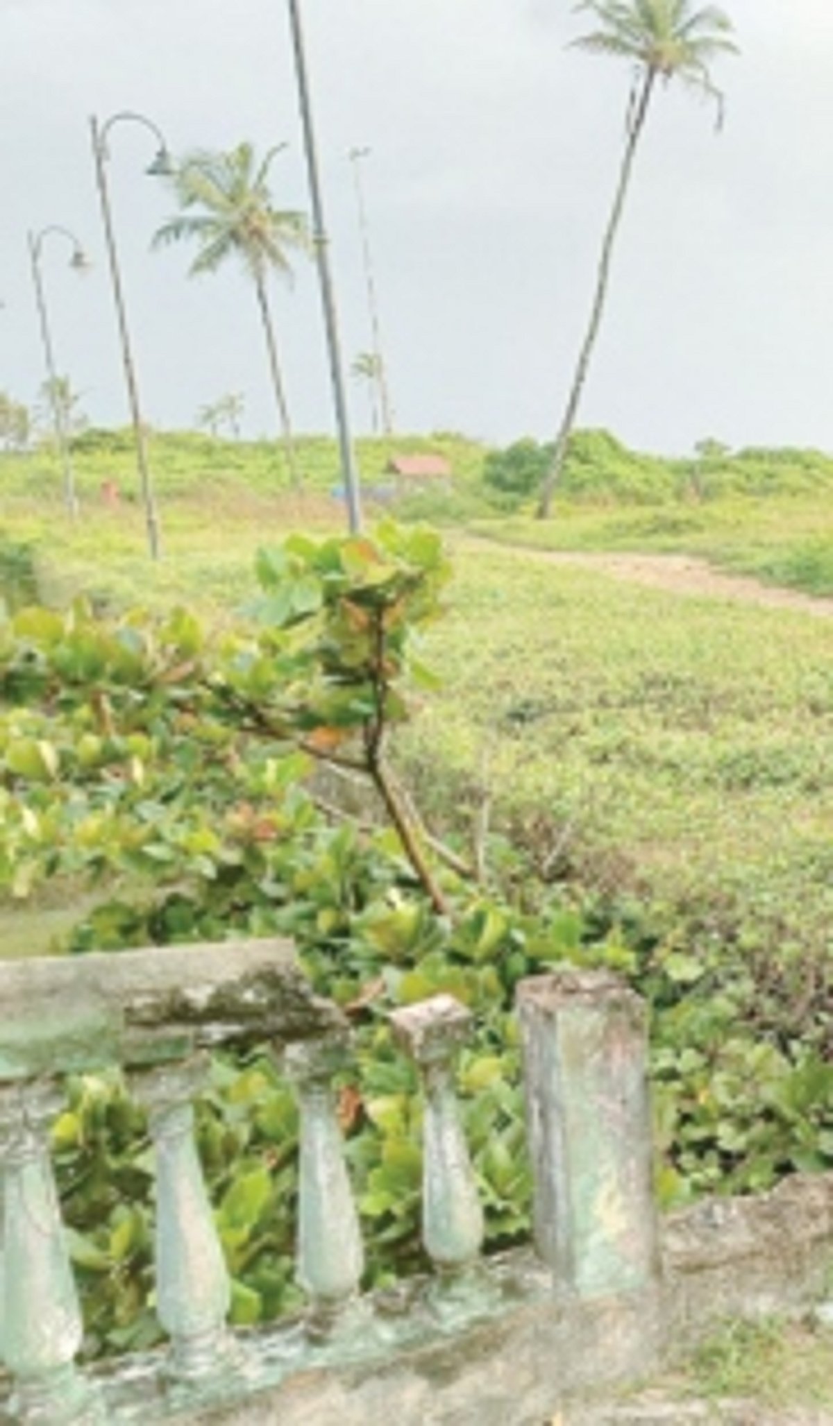 Colva culvert’s broken  railings pose danger to kids