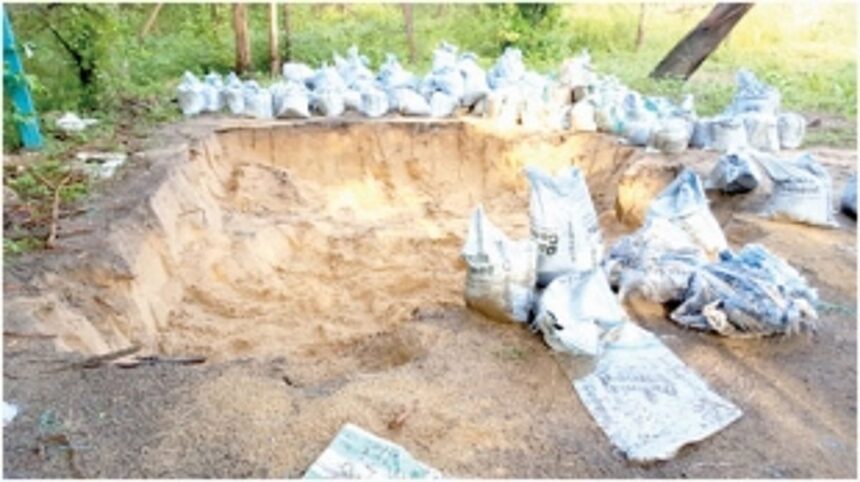 Colva resident complains of illegal sand mining 1 Colva resident complains of illegal sand mining