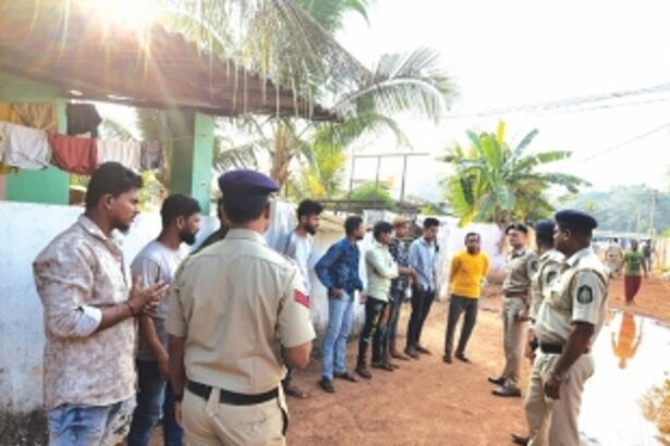 Colvale Police crack down on ‘masti’ at Tivim’s  ‘Lala Ki Basti’; 96 held