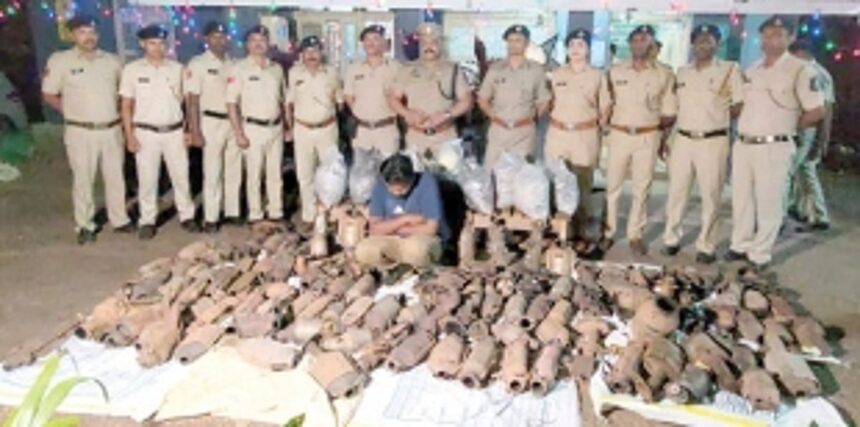 Colvale police crack ‘white gold’  theft case, one arrested