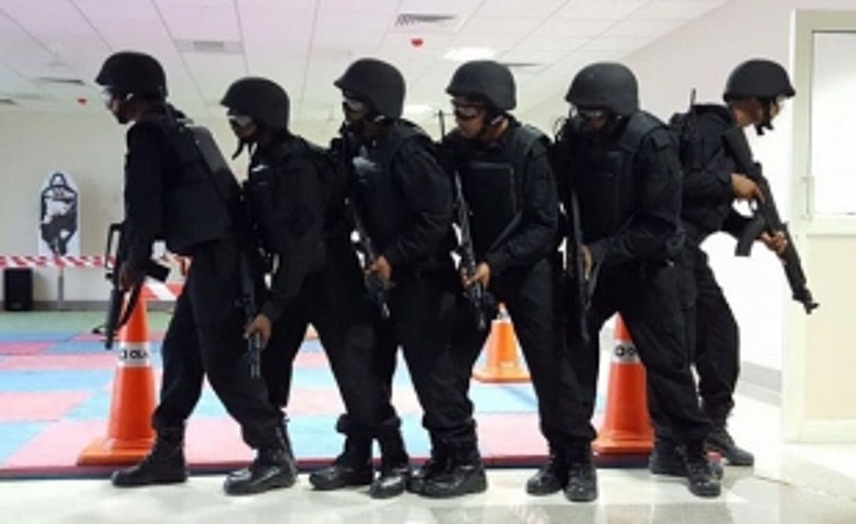 Commando injured in mock drill