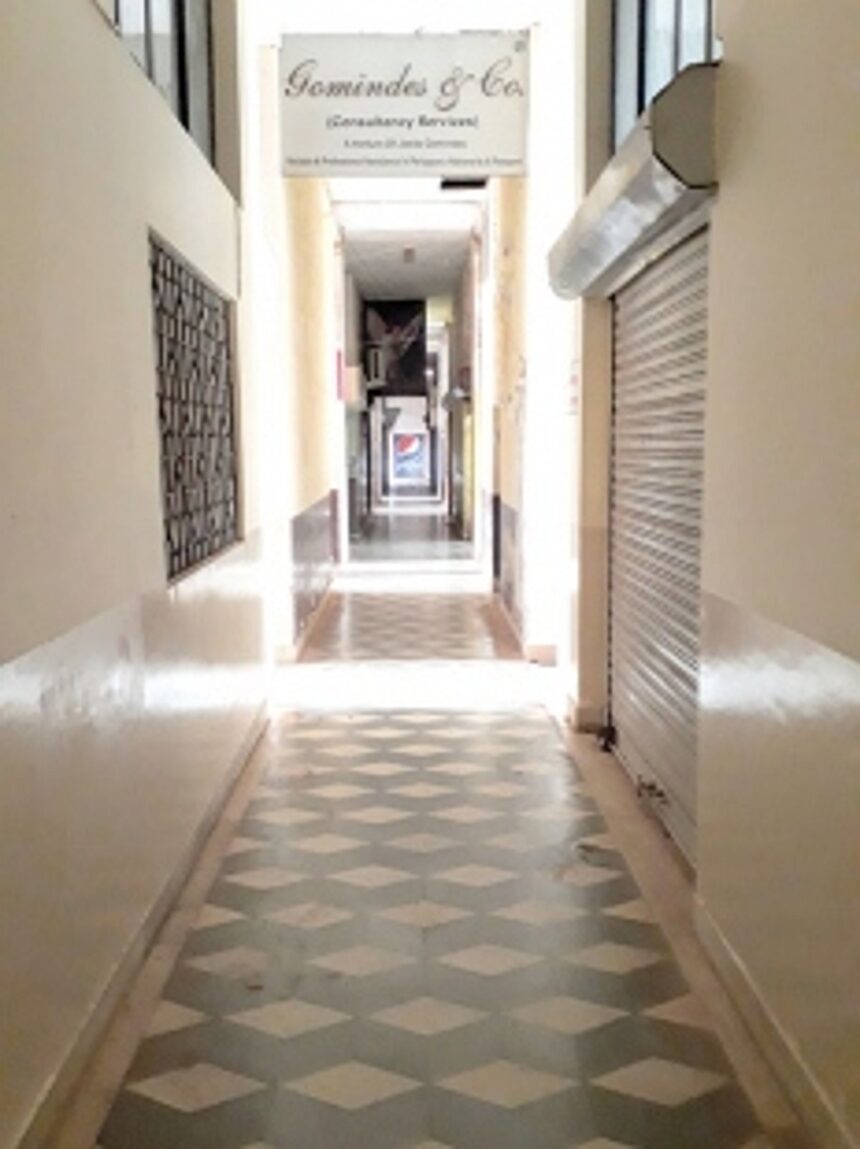 Commercial arcade in Margao given facelift