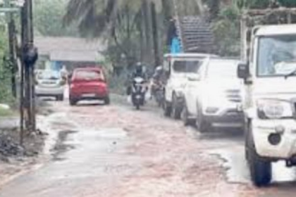 Commuters Struggle with Traffic Issues on Benaulim Western Bypass Amidst Lack of Signage