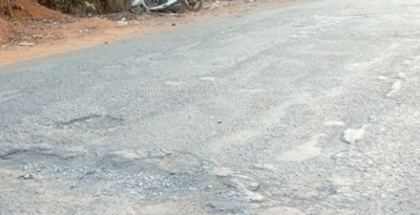 Commuters demand repairs of pothole-riddled KTC Bus stand road