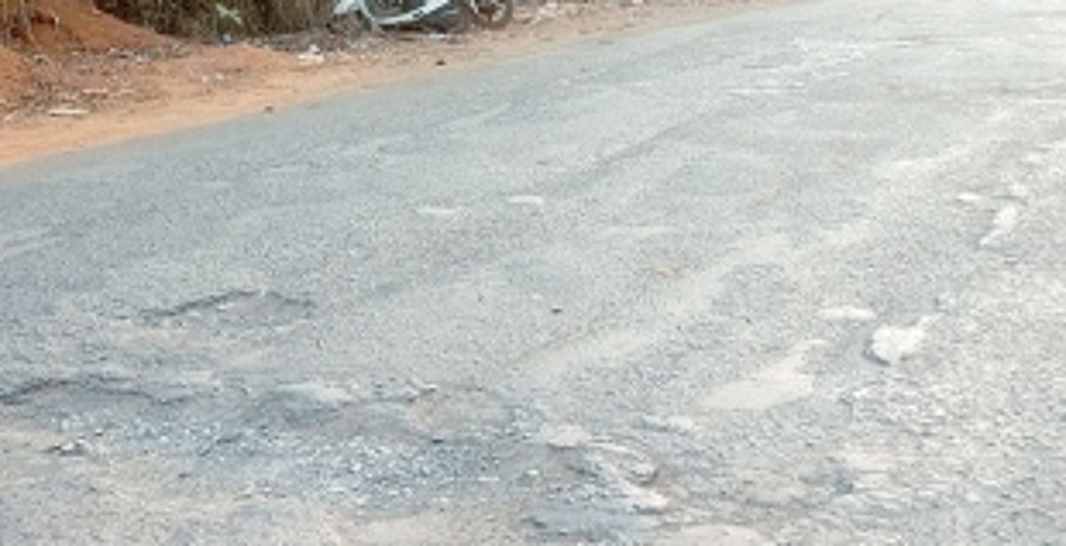 Commuters demand repairs of  pothole-riddled KTC Bus stand road