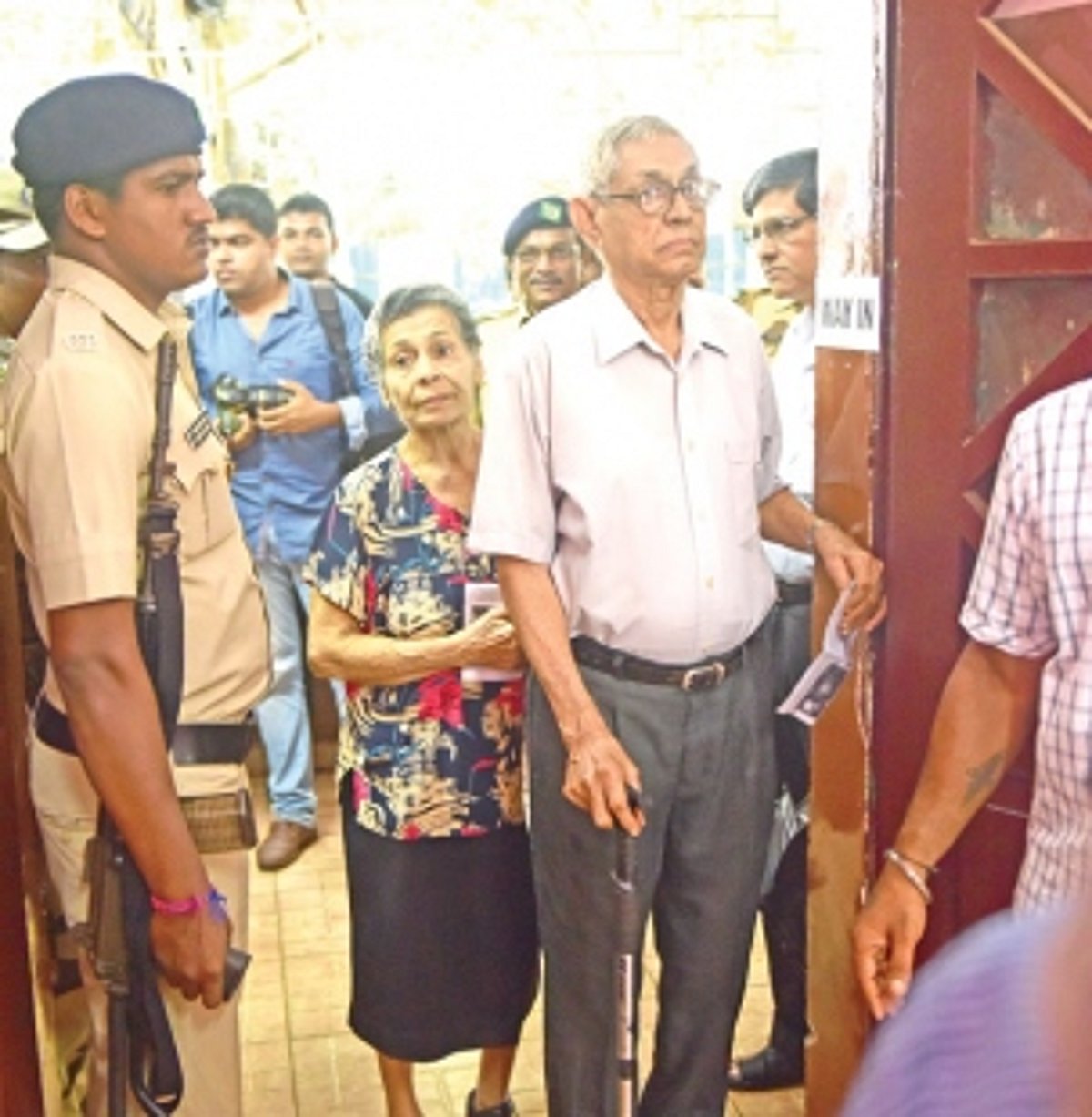 Complaints, counter complaints on voting day