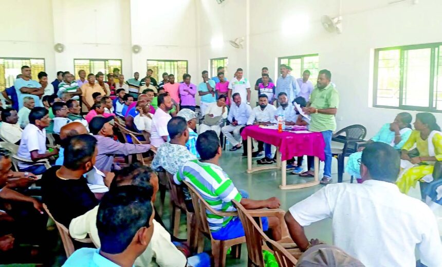 Concerns over sudden tax hikes rock Molcornem gram sabha