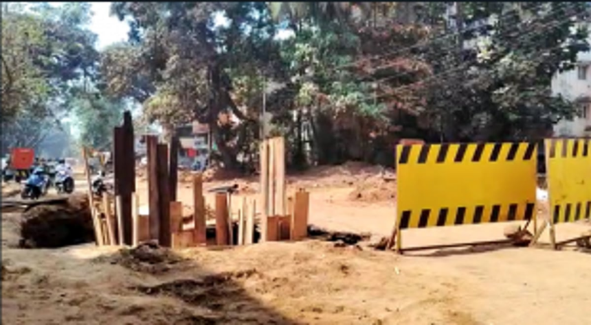 Concerns rise as two trucks sink into the dug sewerage pits, posing danger to city residents