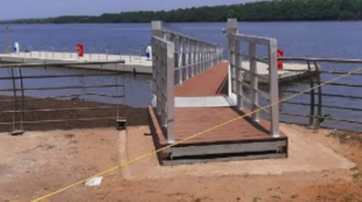 Concrete floating jetty inaugurated at Old Goa