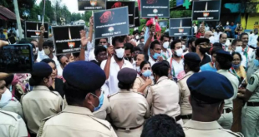 Cong ‘Sadbuddhi Yatra’ at CM’s Sanquelim residence today