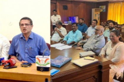 Congress files disqualification  petition against 8 rebel MLAs