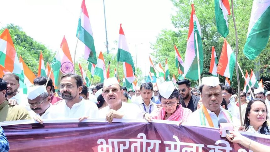 Congress holds tiranga yatra in Panaji to honour Armed Forces 1 Congress holds tiranga yatra in Panaji to honour Armed Forces