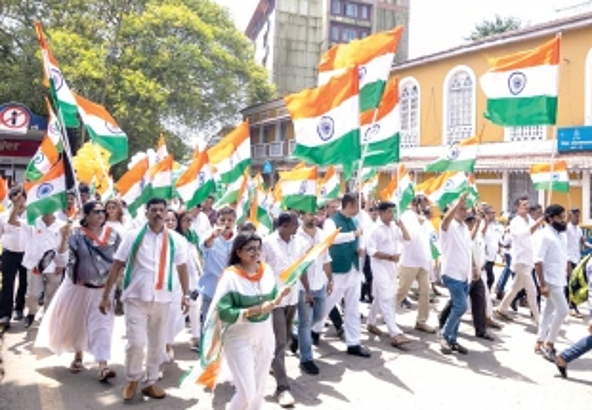 Congress holds ‘Freedom March’ to highlight party’s contributions to Independence movement