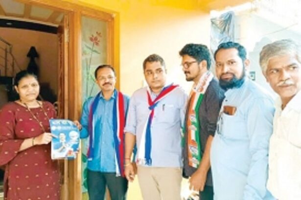 Congress leaders canvass for GFP’s Mayem candidate in Chorao