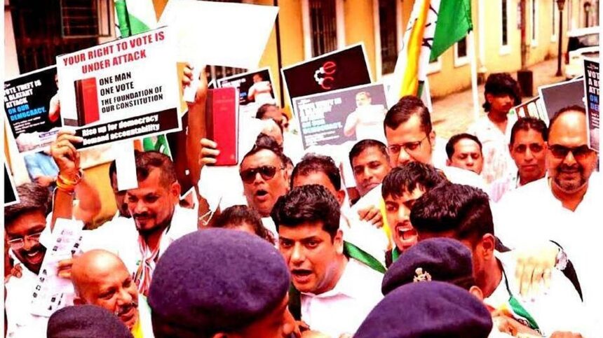Congress march to CEO office halted; leaders detained in ‘vote theft’ protest 1 Congress march to CEO office halted; leaders detained in ‘vote theft’ protest