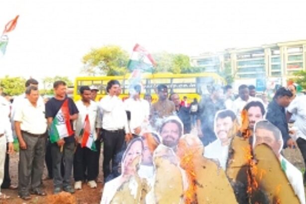 Congress observes 1st anniversary of defection by its MLAs to BJP as ‘Black Day’
