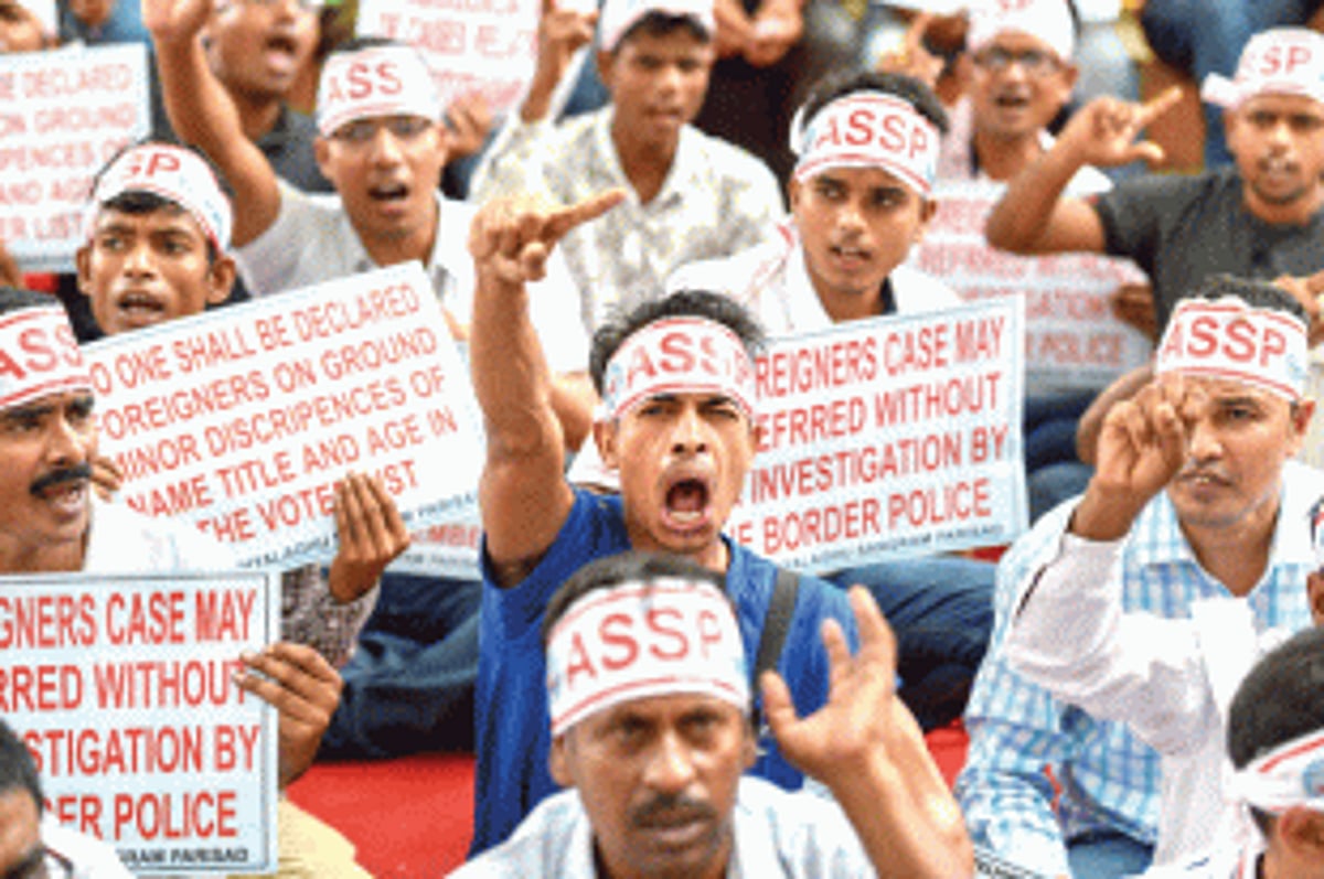 Congress slams BJP for trying to divide society on NRC issue