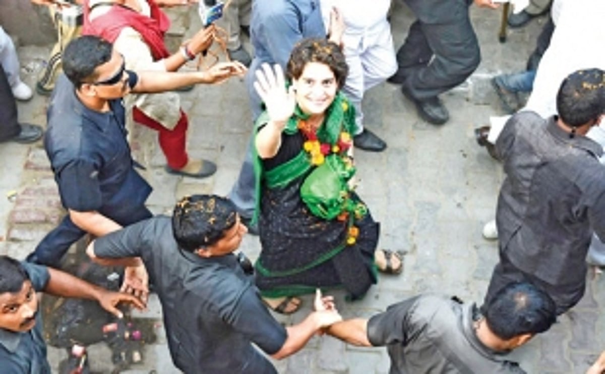 Congress workers enthused, 0ppn says Priyanka’s plunge will have no impact