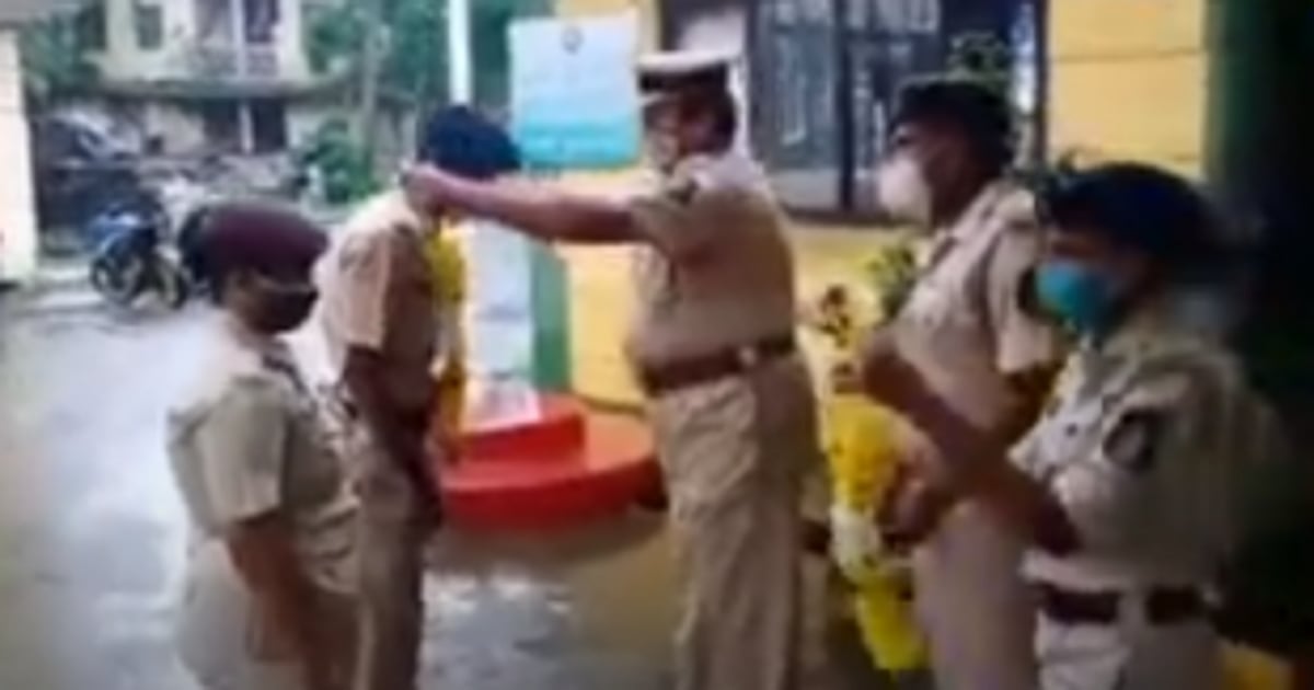 Constable, home guard get warm welcome