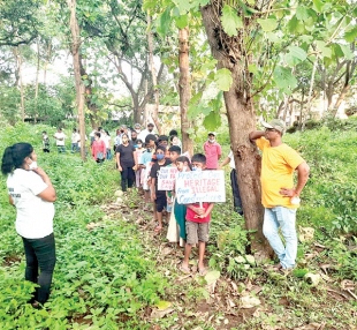 Construction of new Provedoria building: Chimbel protestors urge govt to save trees