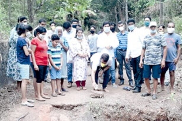 Construction work of bridge connecting Amona, Cotta wards begins