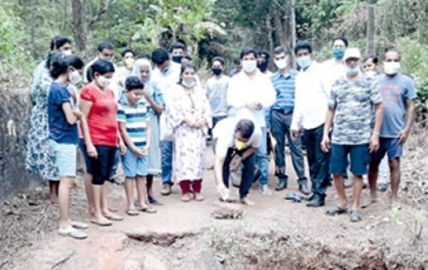 Construction work of bridge connecting Amona, Cotta wards begins