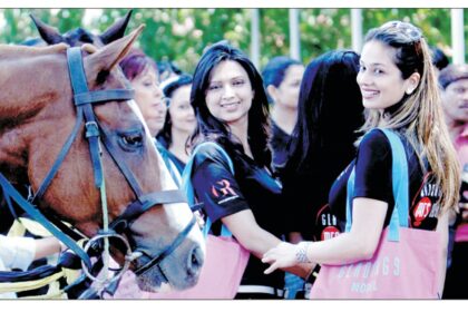 Contestants of the 'Mrs India 2009' competition look back during a promotional event in Mumbai on Thursday.  Twenty two finalists, selected from across the country, will be vying for the coveted 'Mrs India 2009' crown in Mumbai on March 15.