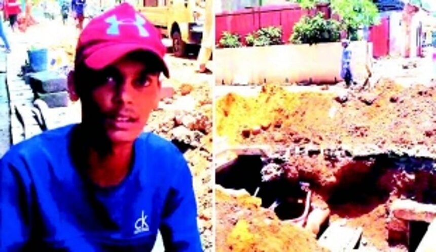 Contractor’s negligence leads to young worker getting mild electric shock near Jama Masjid