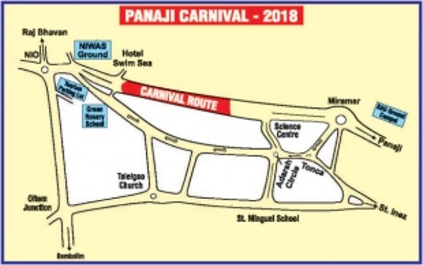 Cops release Panjim Carnival traffic plan 1 Cops release Panjim Carnival traffic plan
