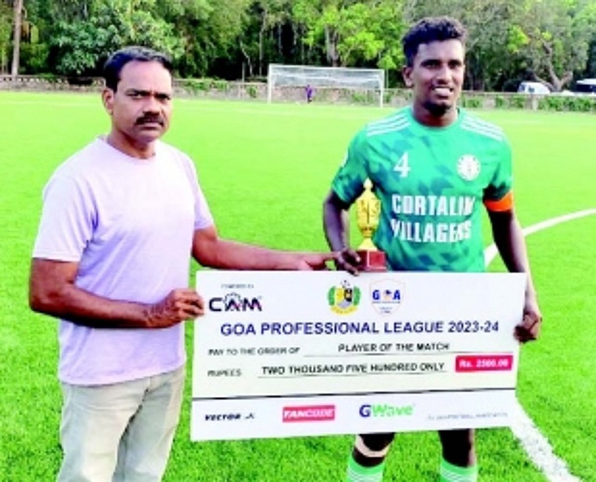 Cortalim Villagers register  harzd-fought win over FC Goa