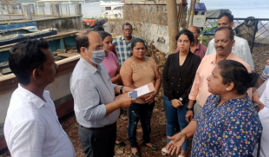 Cortalim villagers oppose jetty near ferry point 1 Cortalim villagers oppose jetty near ferry point