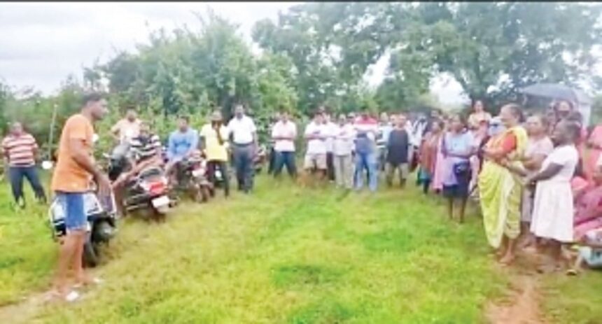Cotarli Sanguem villagers oppose IIT fearing destruction to environment