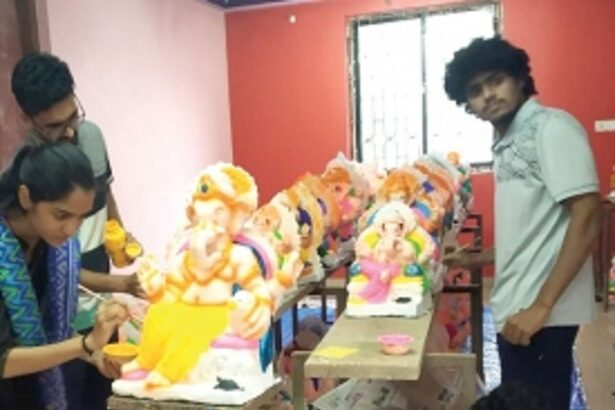 Creating Ganesh idols for mental satisfaction,  claims idol maker family from Ponda taluka