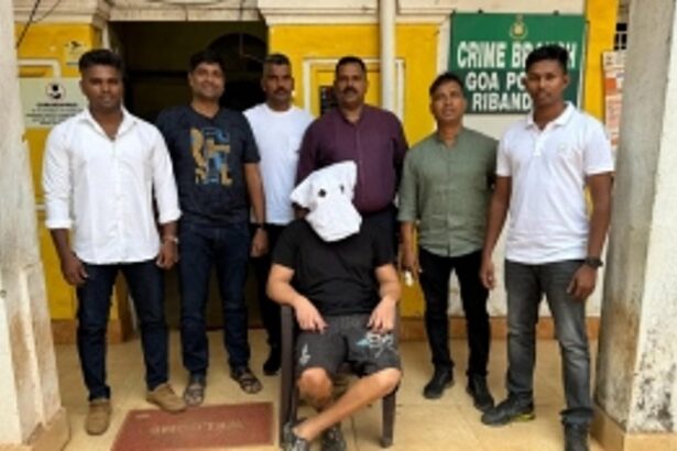 Crime Branch Apprehends Iran national for Illegal Possession of Drugs at Anjuna