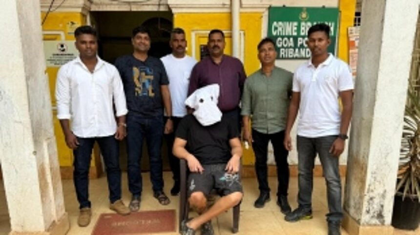 Crime Branch Apprehends Iran national for Illegal Possession of Drugs at Anjuna