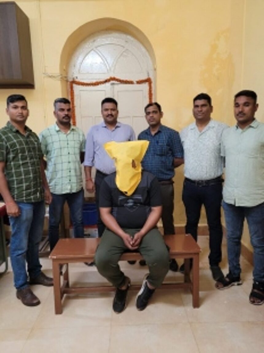 Crime Branch Conducts Raid in Mapusa, Arrests Karnataka Man for Illegal Possession of Drugs