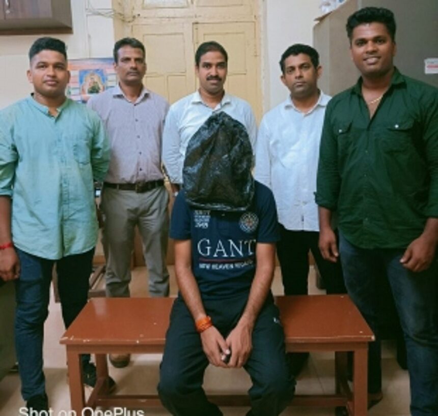 Crime branch arrests one with drugs at Guirim 1 Crime branch arrests one with drugs at Guirim