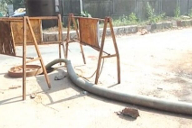 Criminal waste: Lakhs of litres of precious groundwater pumped into Ponda’s nullah every day