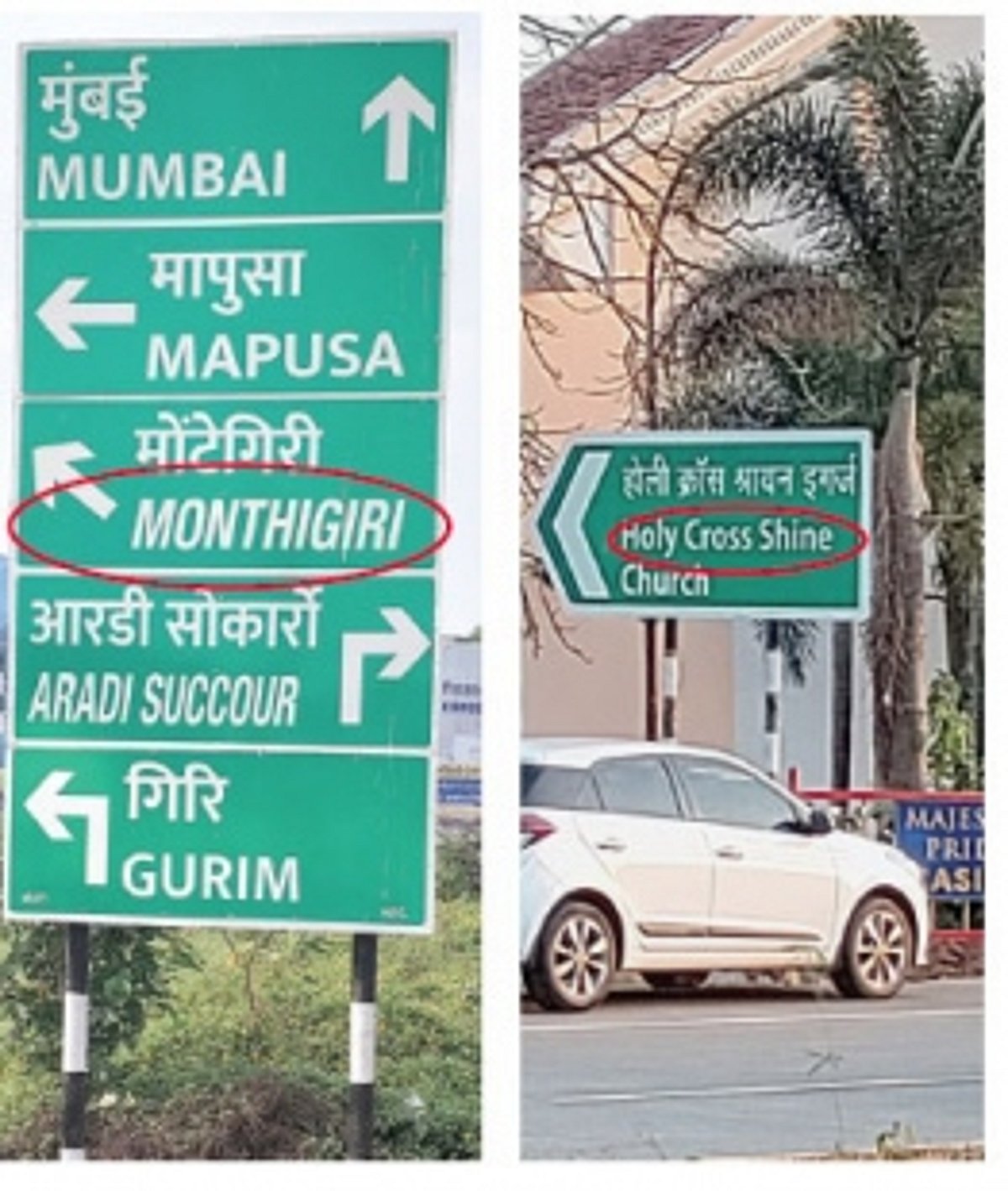 Cross-check spelling  before erecting boards