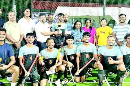 Crozan Society Bastora win 1st
all-Goa 5-a-side hockey tourney